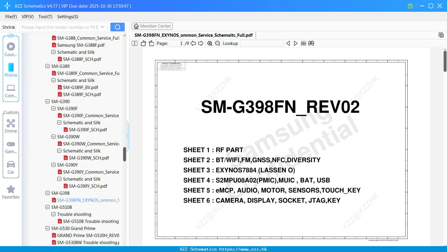 Samsung SM-G398FN_EXYNOS_ommon_Service_Schemaitc_Full